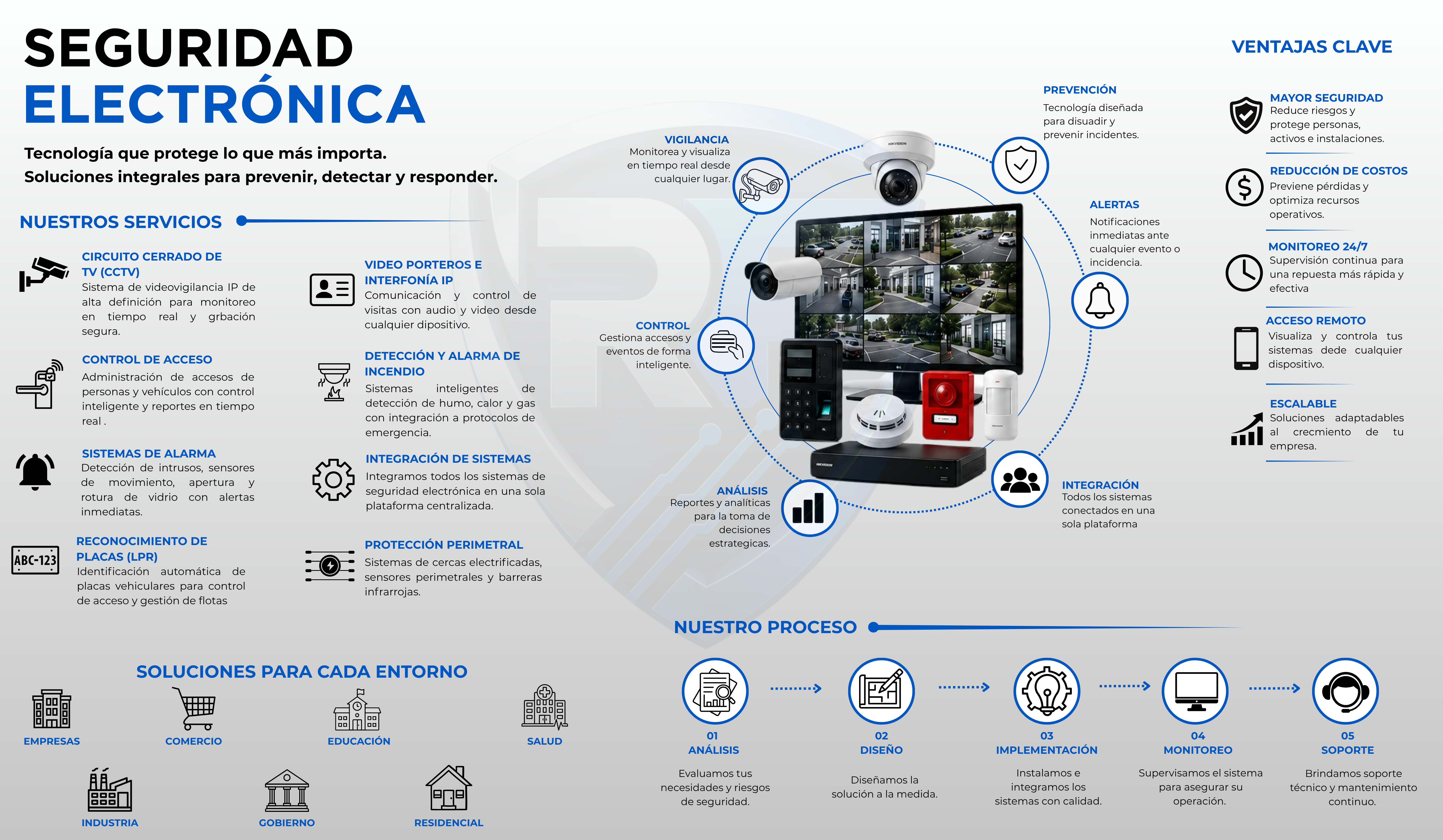 Infografía Seguridad Electrónica